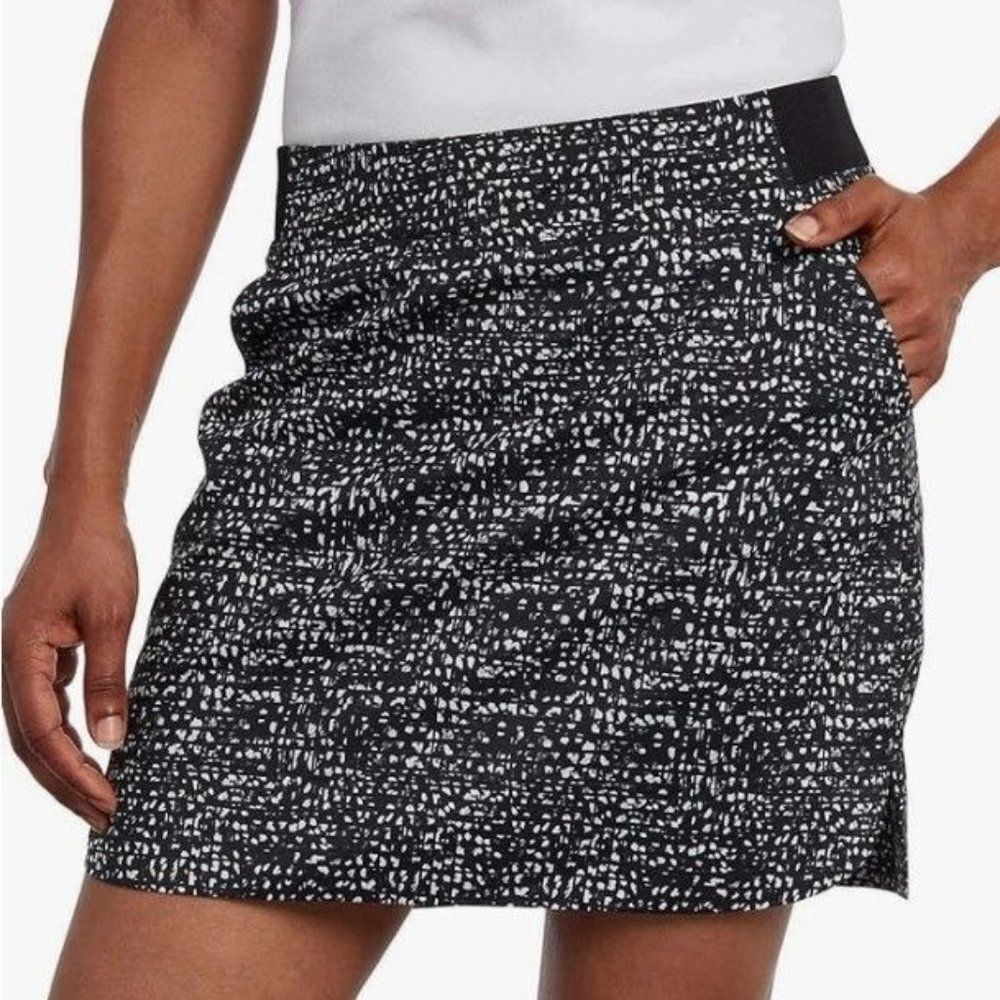 Cyress Club Tennis Skirt‎ Skort Womens M Black Pockets Stretch Athletic
